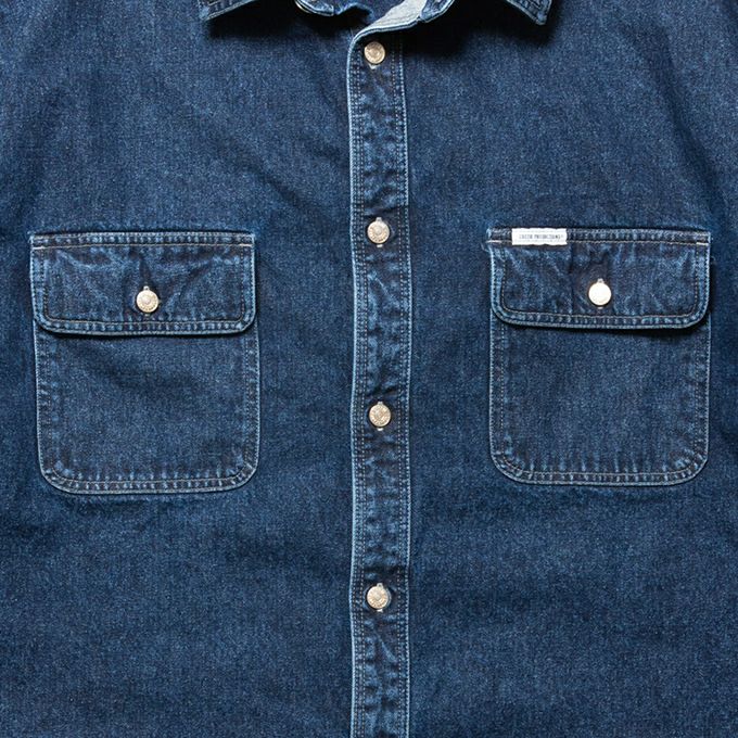 COOTIE PRODUCTIONS 10.5oz DENIM L/S WORK SHIRT | LOCKSTOCK/STLIKE
