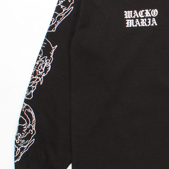 WACKO MARIA 56 TATTOO STUDIO / CREW NECK LONG SLEEVE T-SHIRT