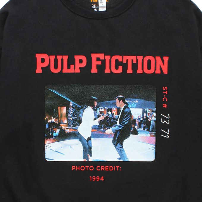 WACKO MARIA PULP FICTION / CREW NECK SWEAT SHIRT ( TYPE-1