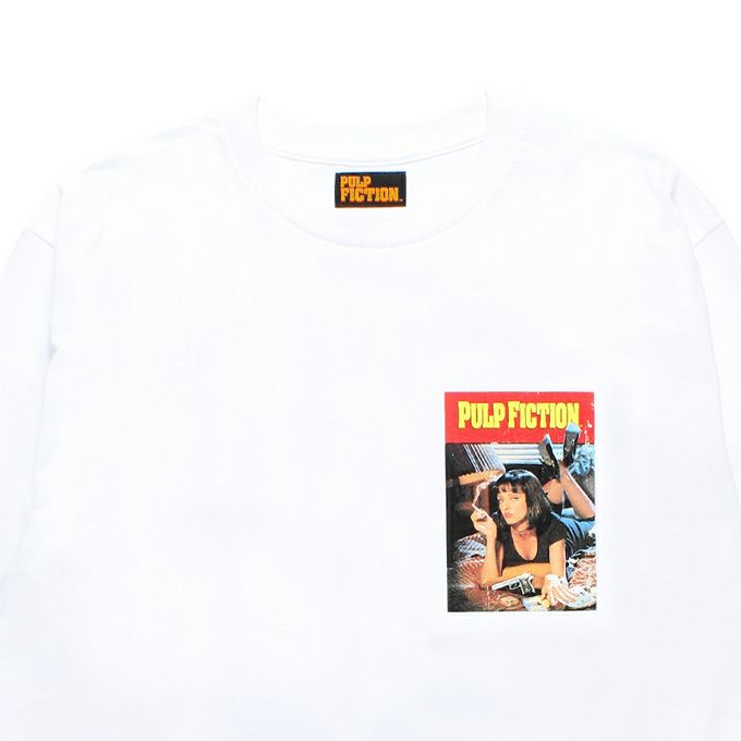 WACKO MARIA PULP FICTION / CREW NECK LONG SLEEVE T-SHIRT