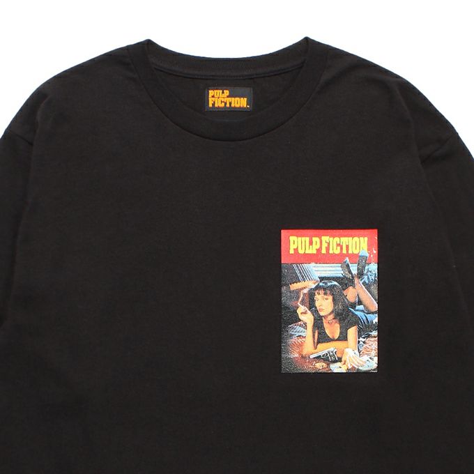 WACKO MARIA PULP FICTION / CREW NECK LONG SLEEVE T-SHIRT