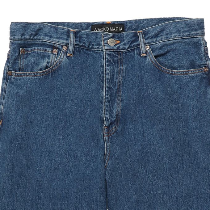 パンツ WACKO MARIA WASHED DENIM PANTS (INDIGO) WACKOMARIA《ワコマリア》WASHED DENIM PANTS(24FW-WMP-PT01