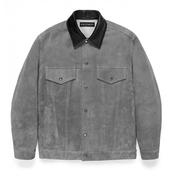 WACKO MARIA SUEDE LEATHER TRUCKER JACKET | LOCKSTOCK/STLIKE 