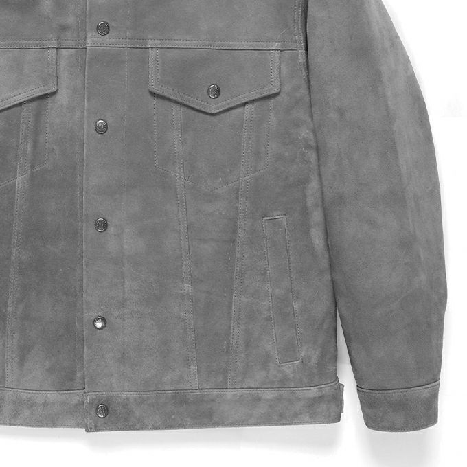 WACKO MARIA SUEDE LEATHER TRUCKER JACKET | LOCKSTOCK/STLIKE