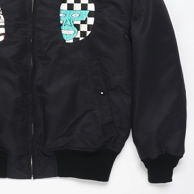 【新品・未使用】 WACKO MARIA 世界平和プロジェクト 刺繍ジャケット WACKO MARIA/世界平和プロジェクト / SKA JACKET（PINK）［スカJKT-24
