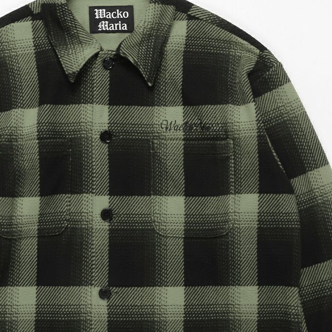 WACKO MARIA CHECK FLEECE SHIRT JACKET ( TYPE-2 ) | LOCKSTOCK/STLIKE