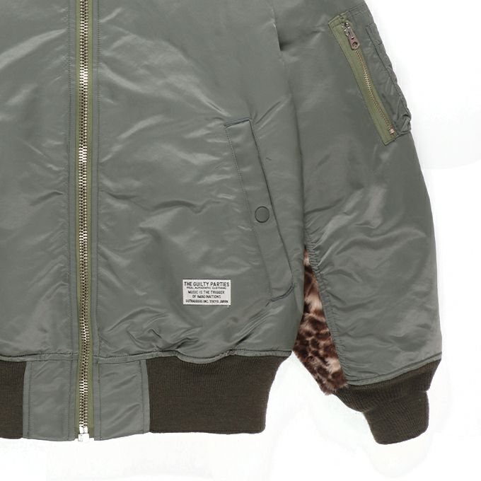 WACKO MARIA MA-1 GUILTY PARTIES ジャケット WACKO MARIA/MA-1 FLIGHT JACKET（GRAY）［MA-1フライトJKT-23