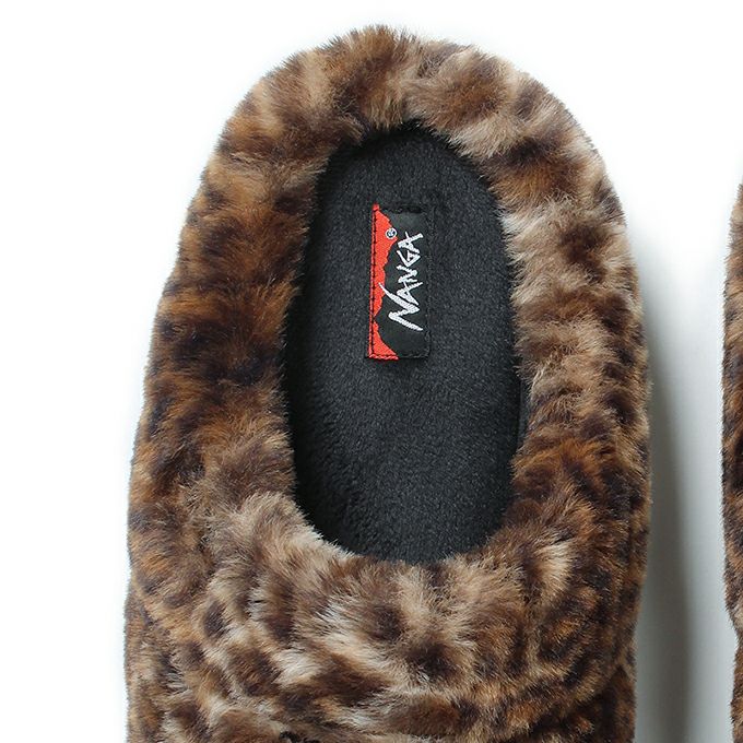 WACKO MARIA NANGA / SUBU / LEOPARD FUR AORORA WINTER SANDALS  