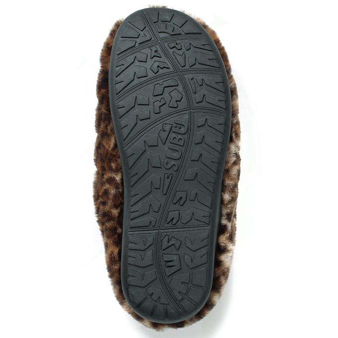 WACKO MARIA NANGA / SUBU / LEOPARD FUR AORORA WINTER SANDALS 