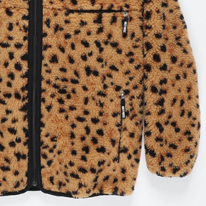 WACKO MARIA REVERSIBLE LEOPARD BOA FLEECE JACKET | LOCKSTOCK