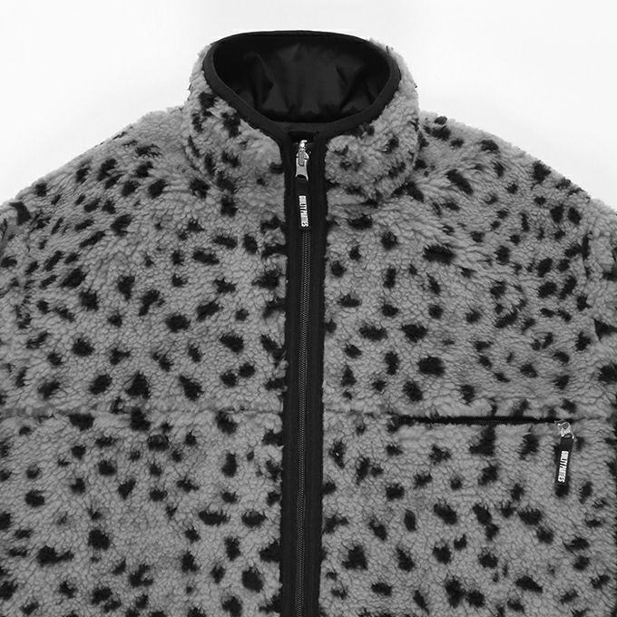 WACKO MARIA REVERSIBLE LEOPARD BOA FLEECE JACKET | LOCKSTOCK
