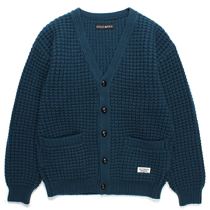 WACKO MARIA WAFFLE KNIT CARDIGAN | LOCKSTOCK/STLIKE