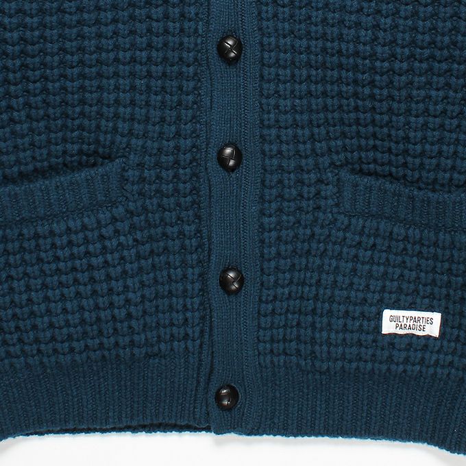 WACKO MARIA WAFFLE KNIT CARDIGAN | LOCKSTOCK/STLIKE