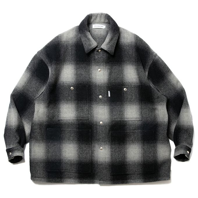 COOTIE PRODUCTIONS OMBRE CHECK WOOL COVERALL | LOCKSTOCK/STLIKE