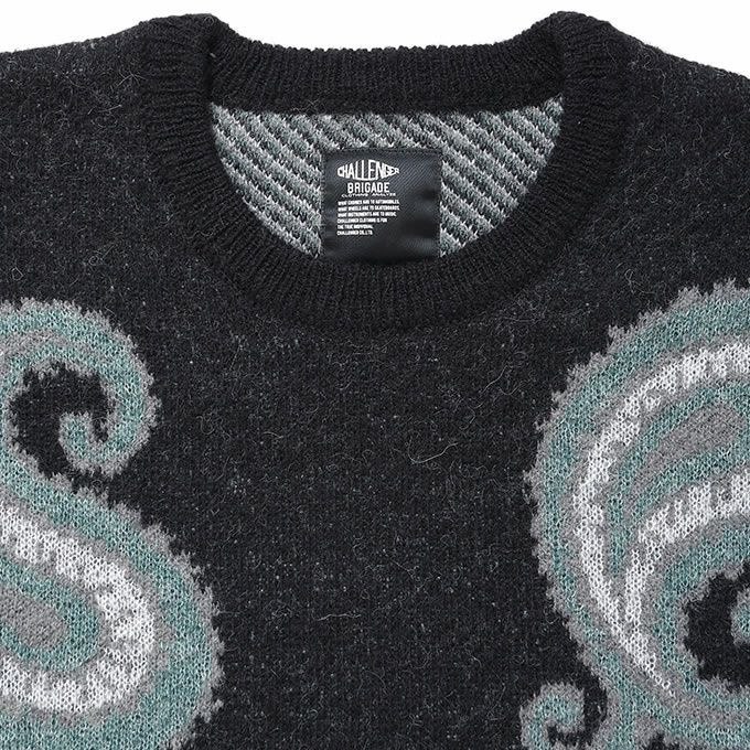 CHALLENGER BIG PAISLEY C/N SWEATER | LOCKSTOCK/STLIKE