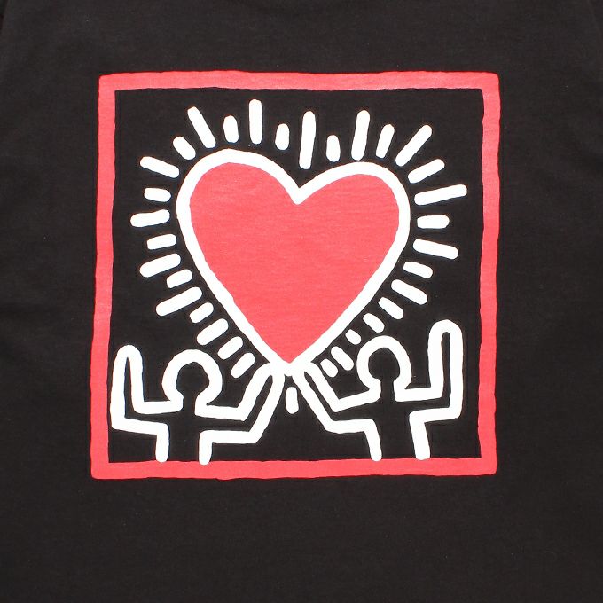 WACKO MARIA KEITH HARING / CREW NECK LONG SLEEVE T-SHIRT