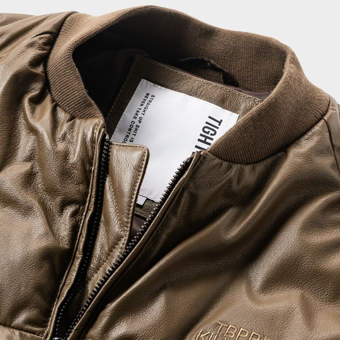 TIGHTBOOTH PRODUCTION TBKB / LEATHER MA-1 DOWN JKT | LOCKSTOCK/STLIKE