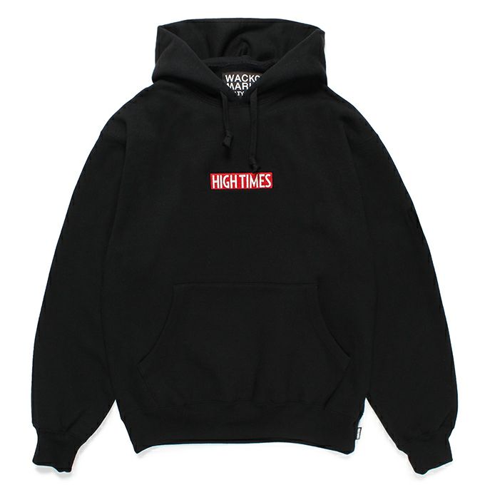 ワコマリア WACKO MARIA ロゴ刺繍スウェット ブラック サイズ：L 希少  