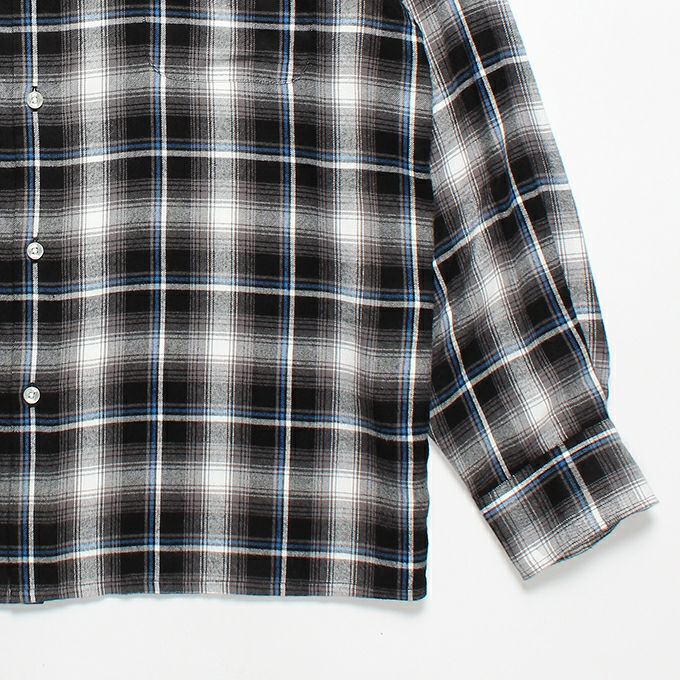 WACKO MARIA CHECK REGULAR COLLAR SHIRT L/S (TYPE-4 WACKO MARIA CHECK REGULAR COLLAR SHIRT L/S (TYPE-4