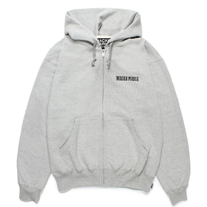 WACKO MARIA HEAVY WEIGHT FULL ZIP HOODED SWEAT SHIRT (TYPE-1