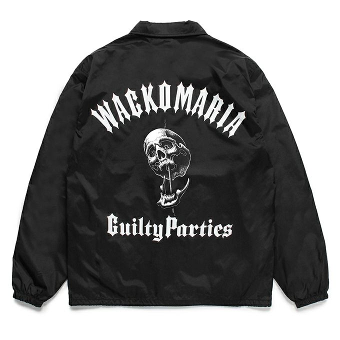 ワコマリア　コーチジャケット 56 TATTOO STUDIO / COACH JACKET【BLACK】｜WACKO MARIA