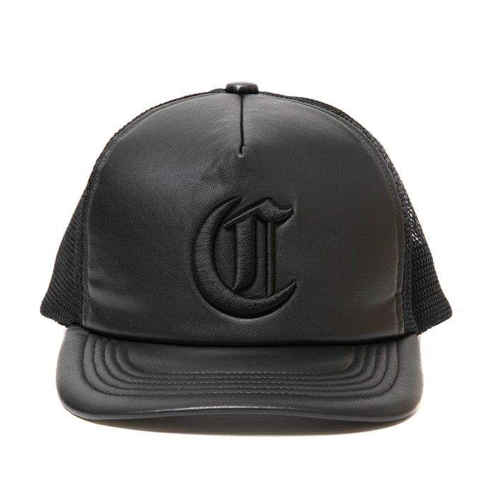 COOTIE PRODUCTIONS FAUX LEATHER 5 PANEL MESH CAP | LOCKSTOCK/STLIKE