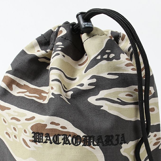 WACKO MARIA TIGER CAMO DRAWSTRING BAG | LOCKSTOCK/STLIKE