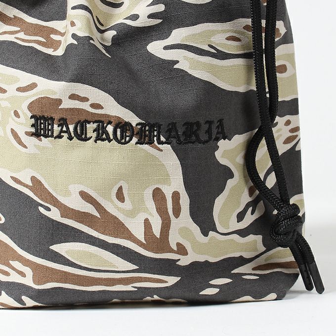 WACKO MARIA TIGER CAMO DRAWSTRING BAG | LOCKSTOCK/STLIKE