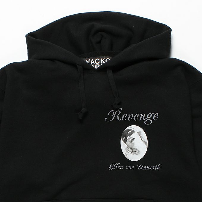 注目の的！【Wacko Maria×ELLEN VON UNWERTH】SWEAT SHIRT WACKO MARIA: Black 'Ellen Von Unwerth' Shirt | SSENSE