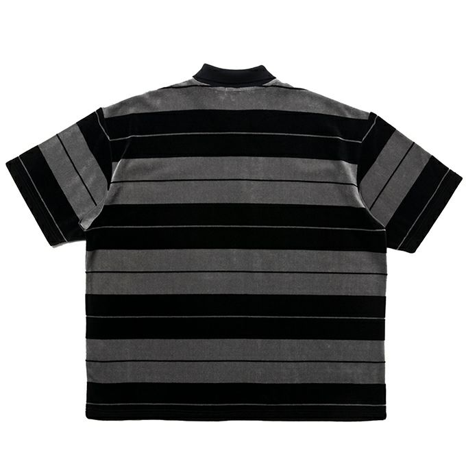 COOTIE PRODUCTIONS VELOUR BORDER S/S POLO | LOCKSTOCK/STLIKE