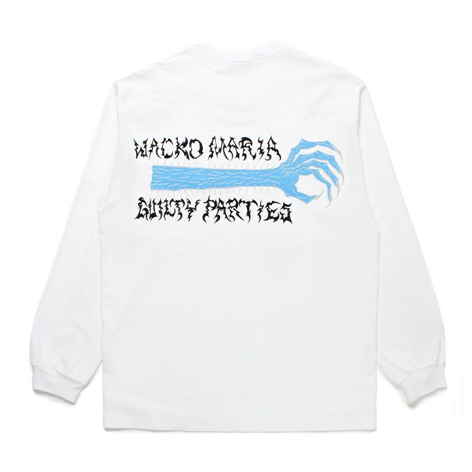 WACKO MARIA NECK FACE / WASHED HEAVY WEIGHT CREW NECK LONG