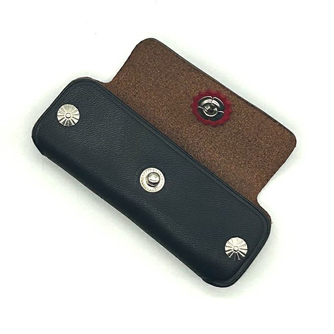 LARRY SMITH LEATHER FLAP KEY FOB | LOCKSTOCK/STLIKE