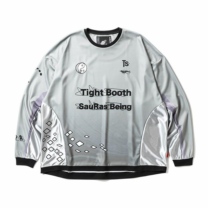 TIGHTBOOTH PRODUCTION TIGHTBOOTH x SauRas Being L/S SOCCER JERSEY