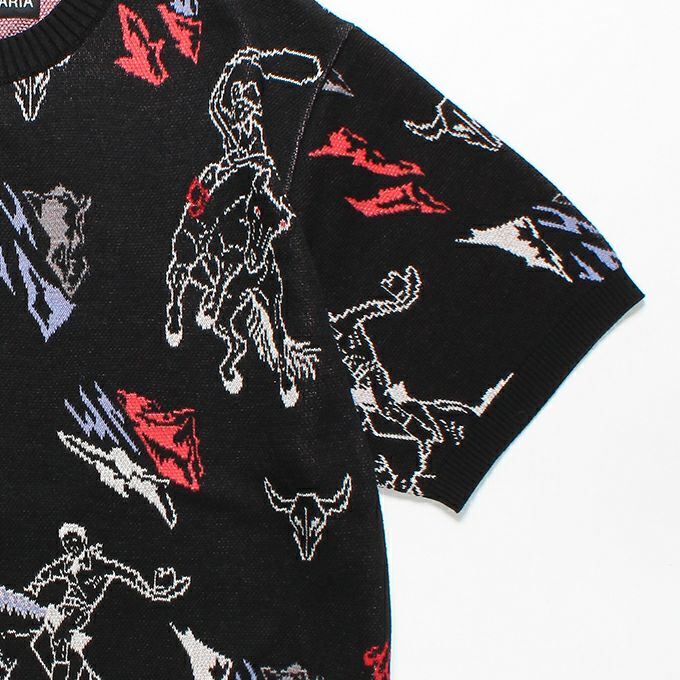 WACKO MARIA JACQUARD SWEATER S/S ( TYPE-2 ) | LOCKSTOCK/STLIKE WACKO MARIA JACQUARD SWEATER S/S ( TYPE-2 ) | LOCKSTOCK/STLIKE