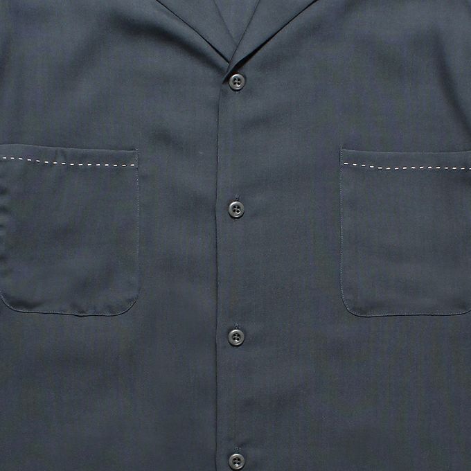 WACKO MARIA 50'S OPEN COLLAR SHIRT S/S ( TYPE-4