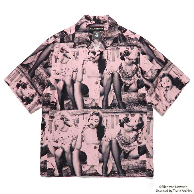 WACKO MARIA ELLEN VON UNWERTH / S/S HAWAIIAN SHIRT ( TYPE-2 WACKO MARIA ELLEN VON UNWERTH / S/S HAWAIIAN SHIRT ( TYPE-2