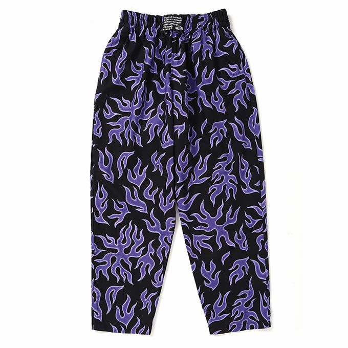 М　CHALLENGER　チャレンジャー　FIRE PANTS　パープル CHALLENGER FIRE PANTS | LOCKSTOCK/STLIKE