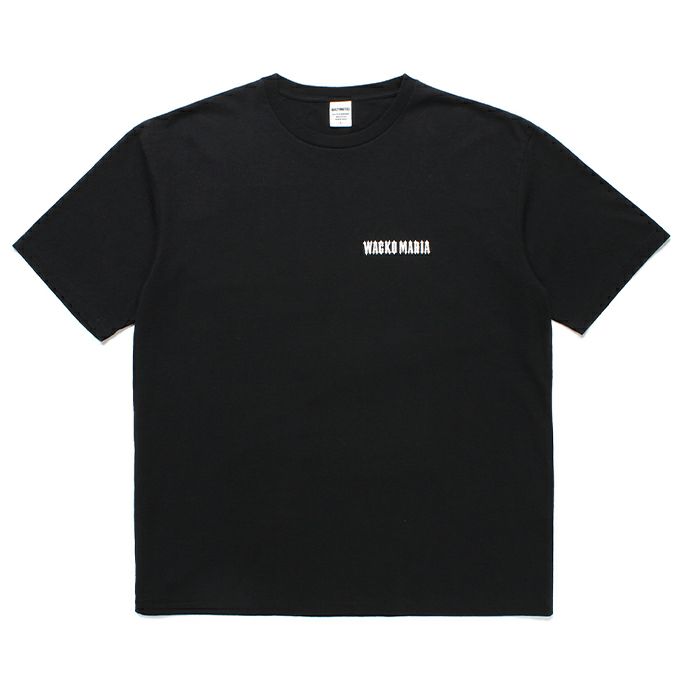WACKO MARIA/WASHED HEAVY WEIGHT T-SHIRT（BLACK）［プリントT
