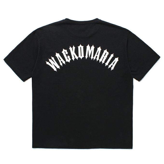 WACKO MARIA WASHED HEAVY WEIGHT CREW NECK T-SHIRT ( TYPE-1