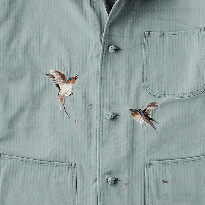 OLD JOE&CO PATINA HERRINGBONE SOUVENIR JACKET | LOCKSTOCK/STLIKE