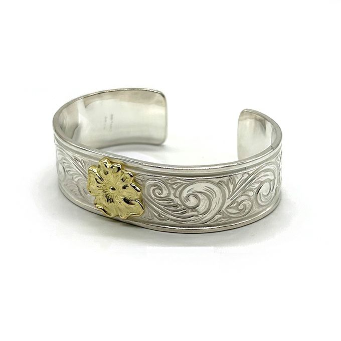 SILVER/18K YELLOW GOLD