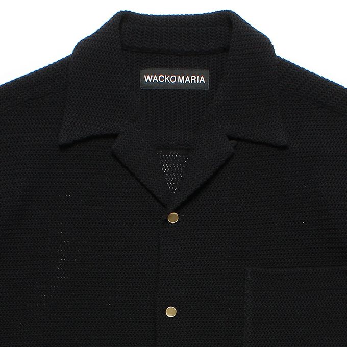 WACKO MARIA SUMMER KNIT OPEN COLLAR SHIRT | LOCKSTOCK/STLIKE
