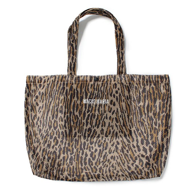 バッグ WACKOMARIASPEAK EASY / LEOPARD TOTE BLUE Amazon.com: bisibuy Blue Leopard Pattern Tote Bag Women
