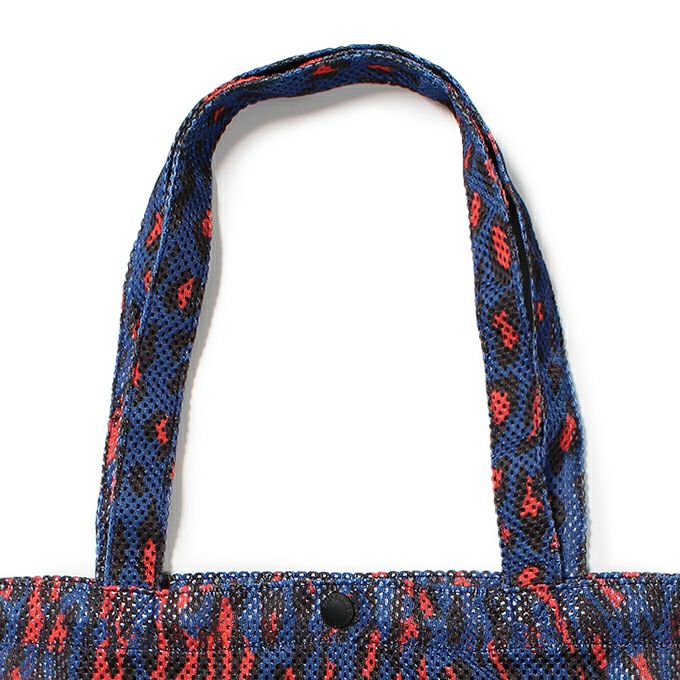 バッグ WACKOMARIASPEAK EASY / LEOPARD TOTE BLUE WACKO MARIA SPEAK EASY / LEOPARD TOTE BAG | LOCKSTOCK/STLIKE