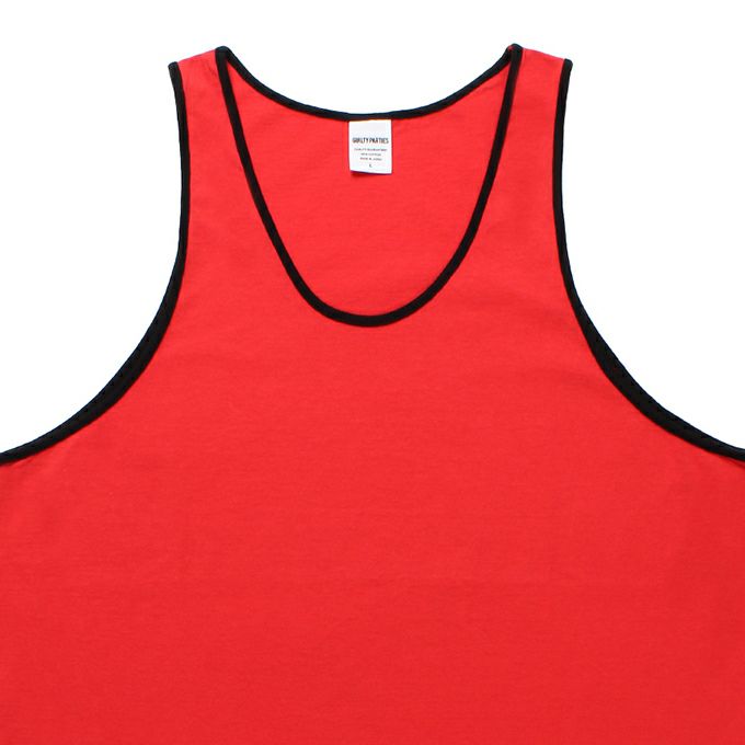 【WACKO MARIA】RINGER TANK TOP WACKO MARIA - WASHED HEAVY WEIGHT RINGER TANK TOP 【WHITE