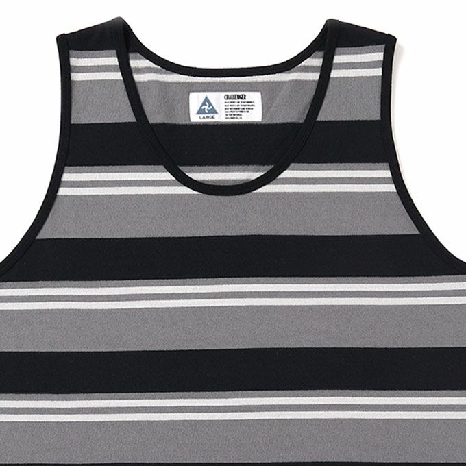 CHALLENGER BORDER TANK TOP | LOCKSTOCK/STLIKE