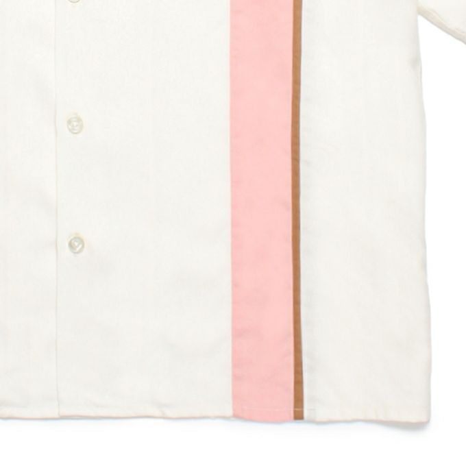 トップス MR BROTHERS CUT CLUB SWITCHING SHIRT MR BROTHERS CUT CLUB / SWITCHING 50'S SHIRT【WHITE】｜WACKO