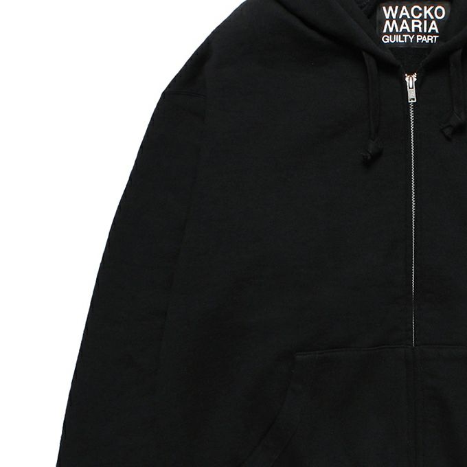 紺L【WACKOMARIA】FULL ZIP SWEAT／新品タグ付／送料込 WACKO MARIA / HEAVY WEIGHT FULL ZIP HOODED SWEAT SHIRT