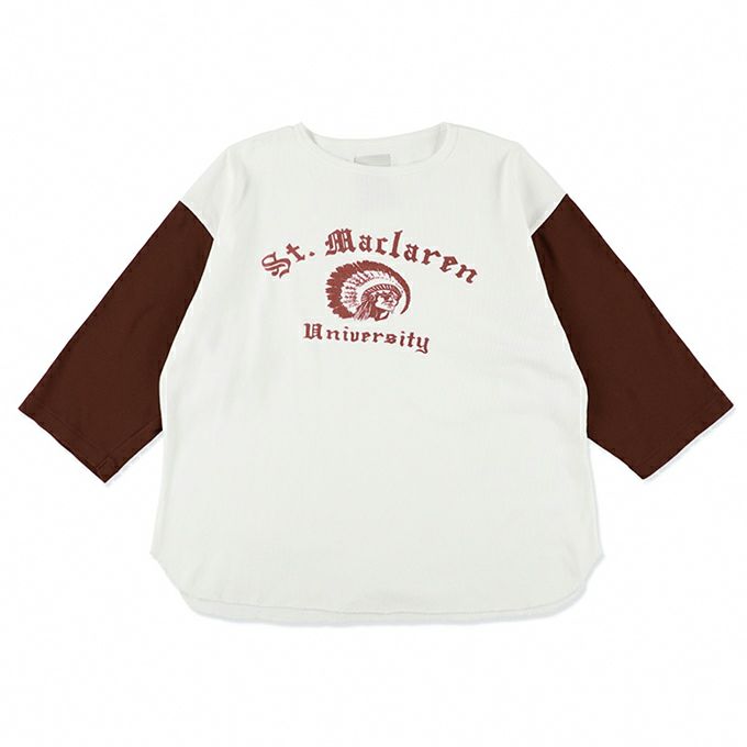 BURGUNDY×WHITE
