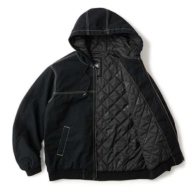 FTC WASHED CANVAS HOODED JACKET ジャケット 黒 FTC WASHED CANVAS HOODED JACKET | LOCKSTOCK/STLIKE